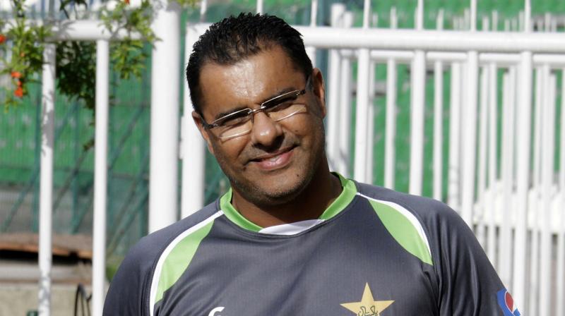 Pakistan bowling coach Waqar Younis. AP Photo