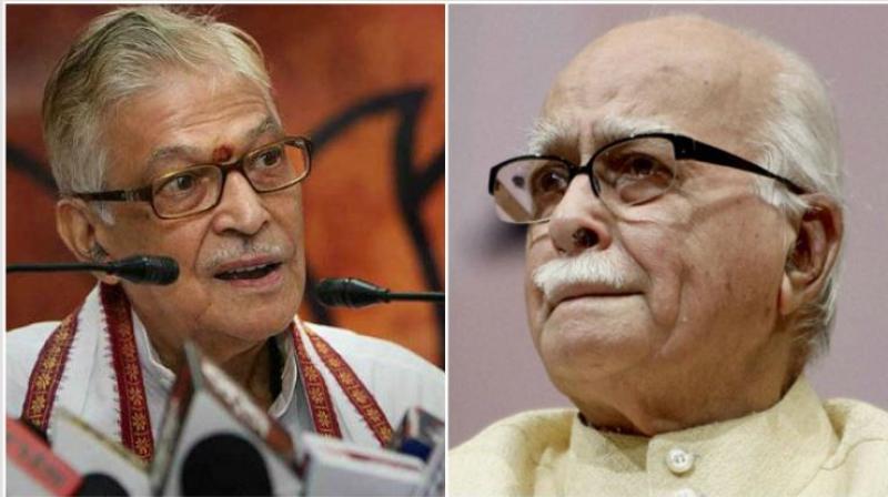 Senior BJP leaders Murali Manohar Joshi and LK Advani. (File photos) Senior BJP leaders Murali Manohar Joshi and LK Advani. (File photos)