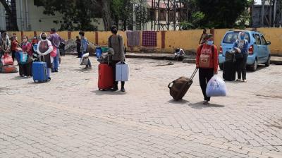 Social distancing in the North East. 