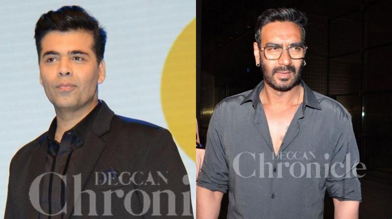 Karan Johar and Ajay Devgn have had some serious issues in the past and still do. Karan Johar and Ajay Devgn have had some serious issues in the past and still do.