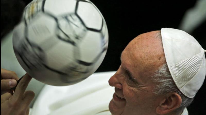 The New Orleans Saints have 1.5 million Twitter followers and Pope Francis has about 1.8 million on his English account alone. (Photo: AP) The New Orleans Saints have 1.5 million Twitter followers and Pope Francis has about 1.8 million on his English account alone. (Photo: AP)