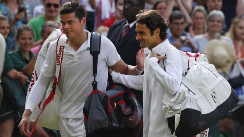 Roger Federer, a seven-times Wimbledon champion, has the toughest challenge on paper against sixth-seeded Canadian Milos Raonic. (Photo: AP) Roger Federer, a seven-times Wimbledon champion, has the toughest challenge on paper against sixth-seeded Canadian Milos Raonic. (Photo: AP)