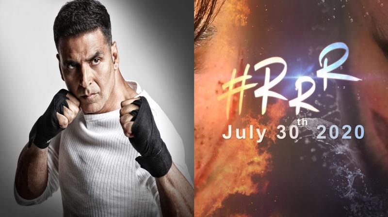 Akshay Kumar and RRR poster. (Photo: Instagram) Akshay Kumar and RRR poster. (Photo: Instagram)