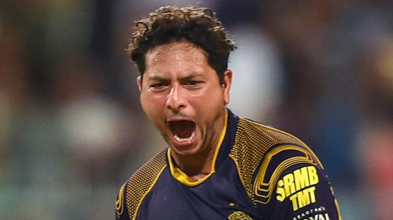 "I'm always a big fan of him (Warne). He has been my idol. I always get a different kind of motivation when I play in front of him. I wanted to put up a good show in front of him," Kuldeep Yadav said. (Photo: PTI) "I'm always a big fan of him (Warne). He has been my idol. I always get a different kind of motivation when I play in front of him. I wanted to put up a good show in front of him," Kuldeep Yadav said. (Photo: PTI)