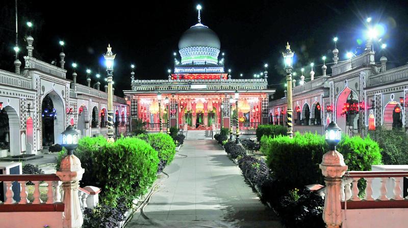 The tomb of Hazrat Shah Mohammed Hasan Sahib Qibla. (Photo: P . Surendra) The tomb of Hazrat Shah Mohammed Hasan Sahib Qibla. (Photo: P . Surendra)