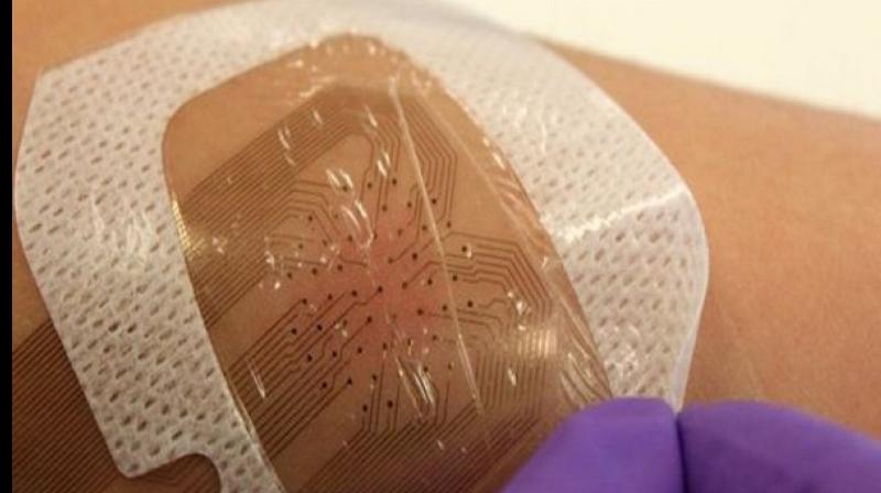 High tech bandage for the fast recovery. High tech bandage for the fast recovery.
