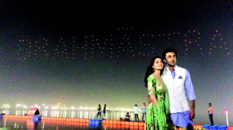 It was a show of strength and perhaps an indication of what could be expected of the film Brahmastra, directed by Ayan Mukherji and produced by Karan Johar, starring the love birds — Ranbir Kapoor and Alia Bhatt. It was a show of strength and perhaps an indication of what could be expected of the film Brahmastra, directed by Ayan Mukherji and produced by Karan Johar, starring the love birds — Ranbir Kapoor and Alia Bhatt.