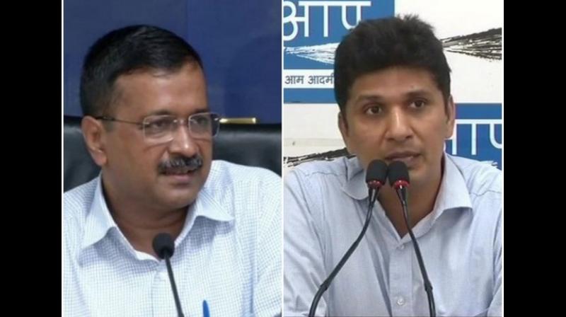 This complaint comes after Kejriwal took a dig at Delhi BJP chief Manoj Tiwari for his comment on implementing National Register of Citizens (NRC) in the national capital. (Photo: File | ANI) This complaint comes after Kejriwal took a dig at Delhi BJP chief Manoj Tiwari for his comment on implementing National Register of Citizens (NRC) in the national capital. (Photo: File | ANI)