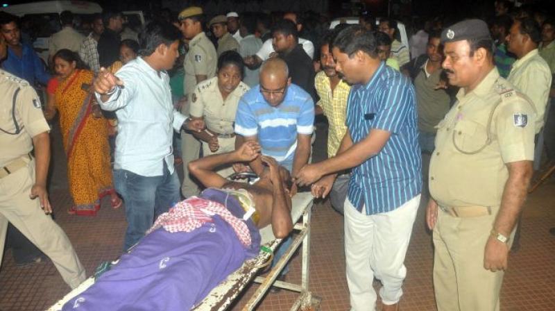 State Chief Secretary Aditya Padhi said, the injured persons have been admitted to various hospitals including AIIMS Bhubaneswar. (Photo: PTI) State Chief Secretary Aditya Padhi said, the injured persons have been admitted to various hospitals including AIIMS Bhubaneswar. (Photo: PTI)