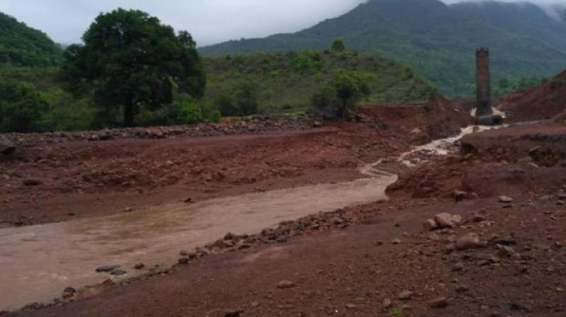 The Tiware dam in Chiplun taluka of Ratnagiri district breached late on Tuesday night. (Photo: File) The Tiware dam in Chiplun taluka of Ratnagiri district breached late on Tuesday night. (Photo: File)