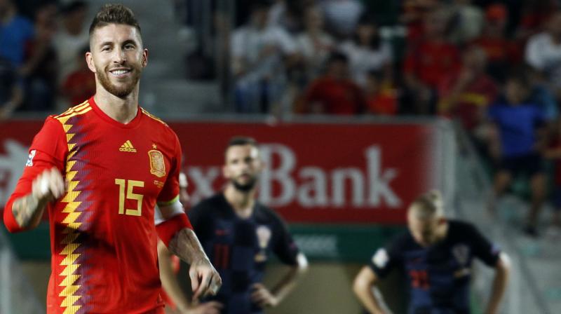 Coach Luis Enrique named an attacking line-up, with Marco Asensio, Alvaro Morata and Rodrigo all starting, and it was the latter who volleyed home the opener from Jordi Alba's cross in the 16th minute. (Photo: AP) Coach Luis Enrique named an attacking line-up, with Marco Asensio, Alvaro Morata and Rodrigo all starting, and it was the latter who volleyed home the opener from Jordi Alba's cross in the 16th minute. (Photo: AP)
