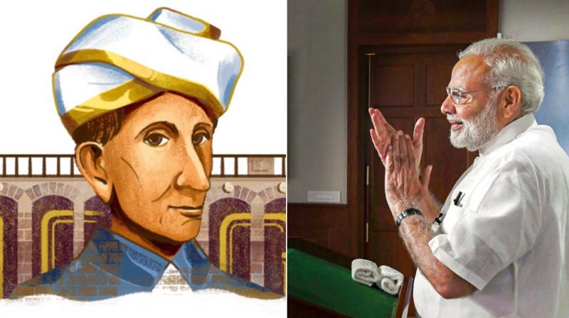 Tech giant Google also celebrated the 158th birth anniversary of Visvesvaraya with a special Doodle. (Photo: Google/ PTI) Tech giant Google also celebrated the 158th birth anniversary of Visvesvaraya with a special Doodle. (Photo: Google/ PTI)