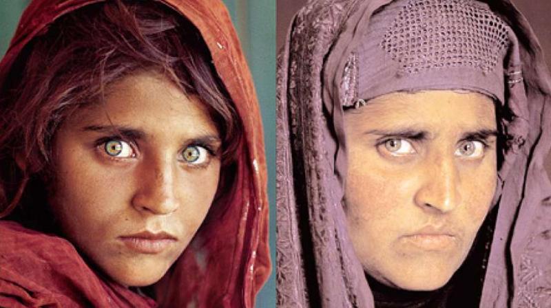 Sharbat Gula, National Geographic’s green eyed Afghan girl. (Photo: AP) Sharbat Gula, National Geographic’s green eyed Afghan girl. (Photo: AP)