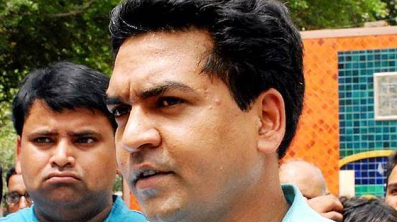 Kapil Mishra further said that he was sacked from the state cabinet minister post because he wrote a letter to the Anti Corruption Bureau (ACB). (Photo: PTI/File) Kapil Mishra further said that he was sacked from the state cabinet minister post because he wrote a letter to the Anti Corruption Bureau (ACB). (Photo: PTI/File)