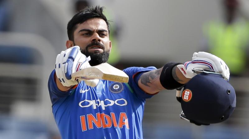 Virat Kohli, who scored 18th ODI ton in run-chase, surpassed Sachin Tendulkar in the list of cricketers with most ODI hundreds in run-chase. (Photo: AP) Virat Kohli, who scored 18th ODI ton in run-chase, surpassed Sachin Tendulkar in the list of cricketers with most ODI hundreds in run-chase. (Photo: AP)