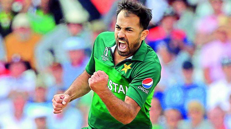 Pakistan’s pace ace Wahab Riaz. Pakistan’s pace ace Wahab Riaz.
