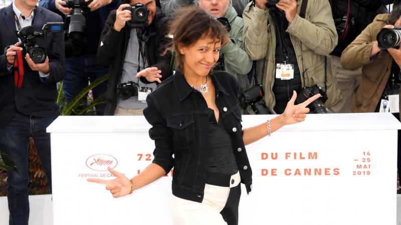 Director Mati Diop poses for photographers at the photo call for the film 'Atlantique' at the 72nd international film festival, Cannes, southern France. (Photo: AP) Director Mati Diop poses for photographers at the photo call for the film 'Atlantique' at the 72nd international film festival, Cannes, southern France. (Photo: AP)