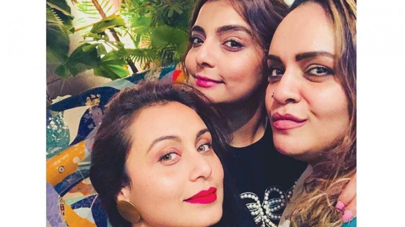 Rani Mukerji with Vaibhavi Merchant and Shanoo Sharma. Rani Mukerji with Vaibhavi Merchant and Shanoo Sharma.