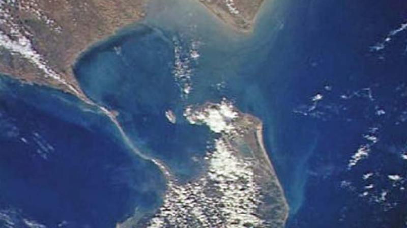 A US science channel claims the 'Ram Setu' between India and Sri Lanka is man-made. (File photo) A US science channel claims the 'Ram Setu' between India and Sri Lanka is man-made. (File photo)