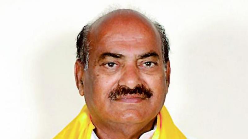 Telugu Desam Party MP Diwakar Reddy (Photo: DC/File) Telugu Desam Party MP Diwakar Reddy (Photo: DC/File)