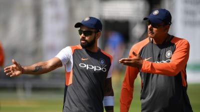 It is unknown that if skipper Kohli was a part of the discussion but clearly Shastri defended the team saying they were not outplayed. (Photo: AFP)