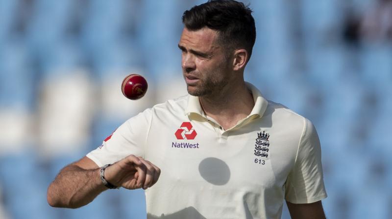 England pace bowler James Anderson. AP Photo