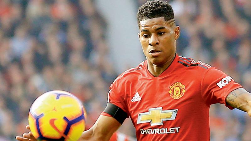 REARING TO RETURN: Marcus Rashford of Manchester United. AP Photo REARING TO RETURN: Marcus Rashford of Manchester United. AP Photo