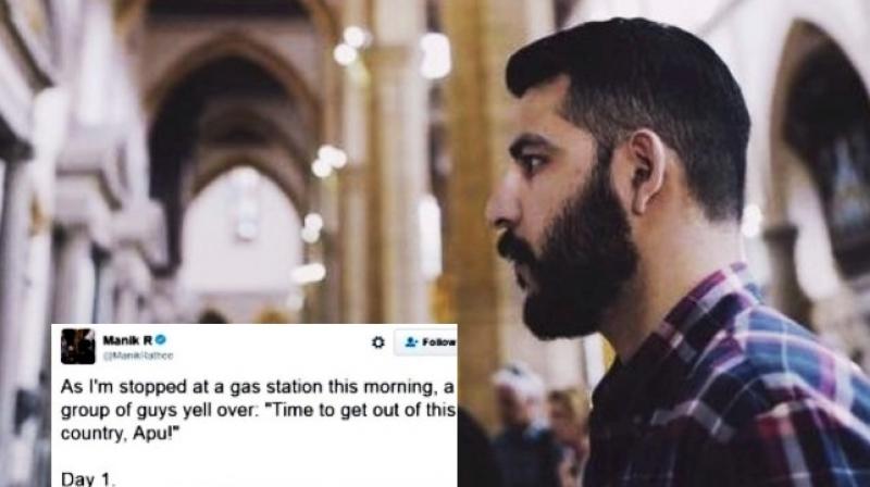 A Muslim woman reported her Hijab was pulled (Photo: Twitter) A Muslim woman reported her Hijab was pulled (Photo: Twitter)