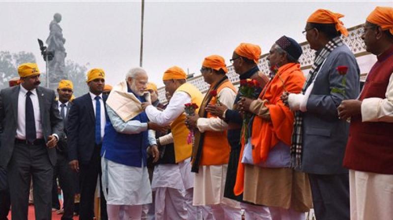 Prime Minister Modi was in Patna for a visit. (Photo: PTI) Prime Minister Modi was in Patna for a visit. (Photo: PTI)