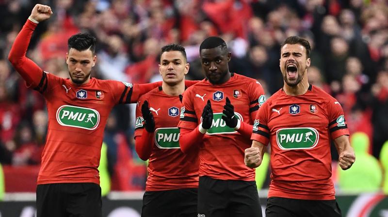 Into extra time they went, and Neymar set up Mbappe for a shot against the post, but proof that Rennes had done more than just ruffle PSG's feathers came when France's golden boy was sent off. (Photo: AFP) Into extra time they went, and Neymar set up Mbappe for a shot against the post, but proof that Rennes had done more than just ruffle PSG's feathers came when France's golden boy was sent off. (Photo: AFP)
