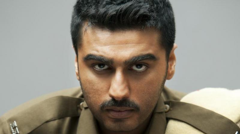 Arjun Kapoor's cop look in the film. Arjun Kapoor's cop look in the film.