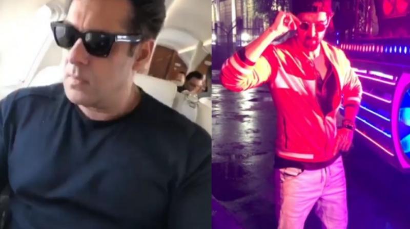 Snapshot from Salman and Hrithik's Instagram. Snapshot from Salman and Hrithik's Instagram.