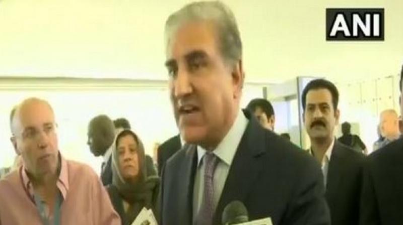 Qureshi's remarks came after his address at the UNHRC session, where he presented a false narrative on Kashmir maintained by his country following the Indian government's historic move to abrogate Article 370. (Photo: ANI) Qureshi's remarks came after his address at the UNHRC session, where he presented a false narrative on Kashmir maintained by his country following the Indian government's historic move to abrogate Article 370. (Photo: ANI)