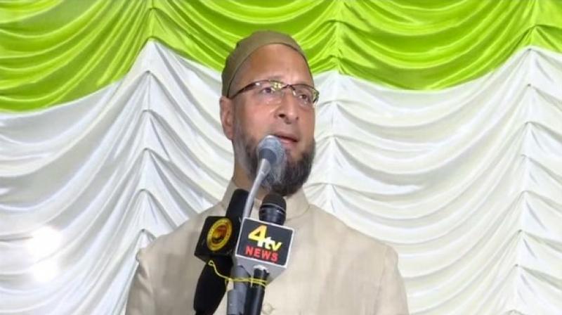 The AIMIM chief also asked why the Prime Minister was 'afraid' of Swami Aseemanand.(Photo: ANI) The AIMIM chief also asked why the Prime Minister was 'afraid' of Swami Aseemanand.(Photo: ANI)