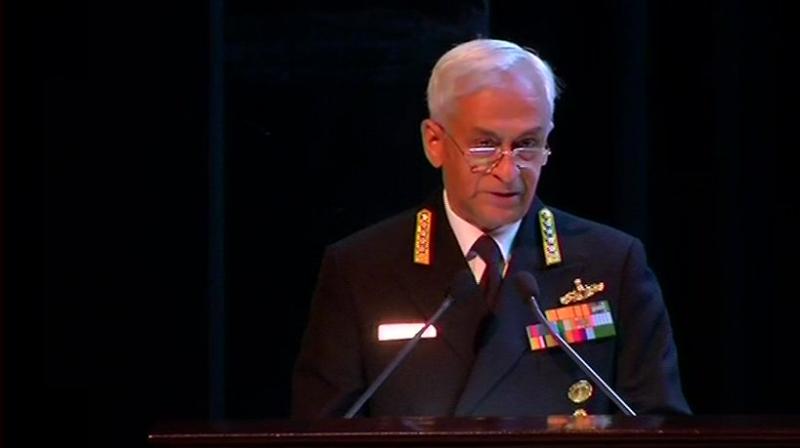 The global nature that terrorism has acquired in the recent times has further enhanced the scope of this threat, he said. India, however, faces a 'far more serious' version of terrorism, the Navy chief said. (Photo: ANI | Twitter) The global nature that terrorism has acquired in the recent times has further enhanced the scope of this threat, he said. India, however, faces a 'far more serious' version of terrorism, the Navy chief said. (Photo: ANI | Twitter)