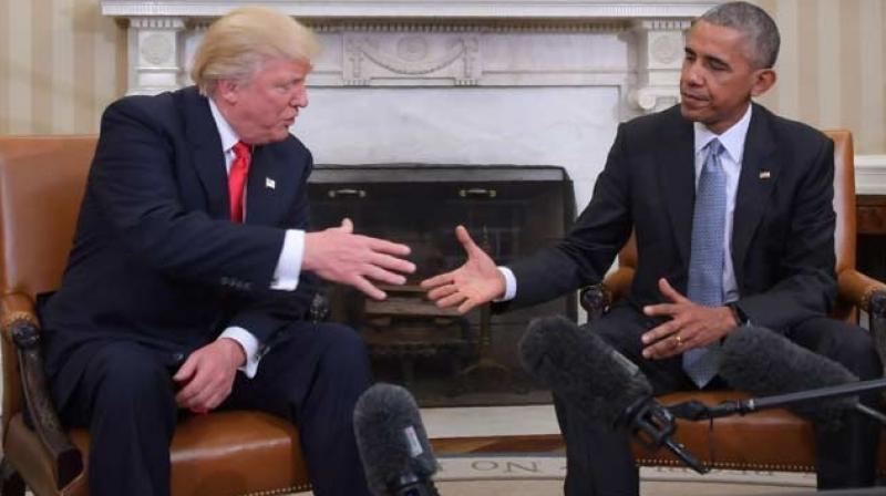 US President Barack Obama and Republican President-elect Donald Trump. (Photo: AFP) US President Barack Obama and Republican President-elect Donald Trump. (Photo: AFP)