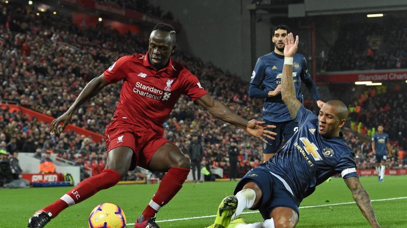 Senegal winger Mane put Liverpool ahead in the 24th minute when he broke away from Ashley Young to meet Fabinho's sublime pass with a nimble piece of chest control before shooting past David De Gea. (Photo: AFP) Senegal winger Mane put Liverpool ahead in the 24th minute when he broke away from Ashley Young to meet Fabinho's sublime pass with a nimble piece of chest control before shooting past David De Gea. (Photo: AFP)