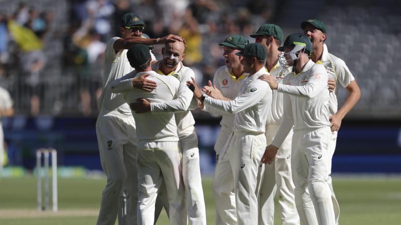 The big moment came when the India skipper was dismissed by Australia’s in-form spinner Nathan Lyon.(Photo: AP) The big moment came when the India skipper was dismissed by Australia’s in-form spinner Nathan Lyon.(Photo: AP)
