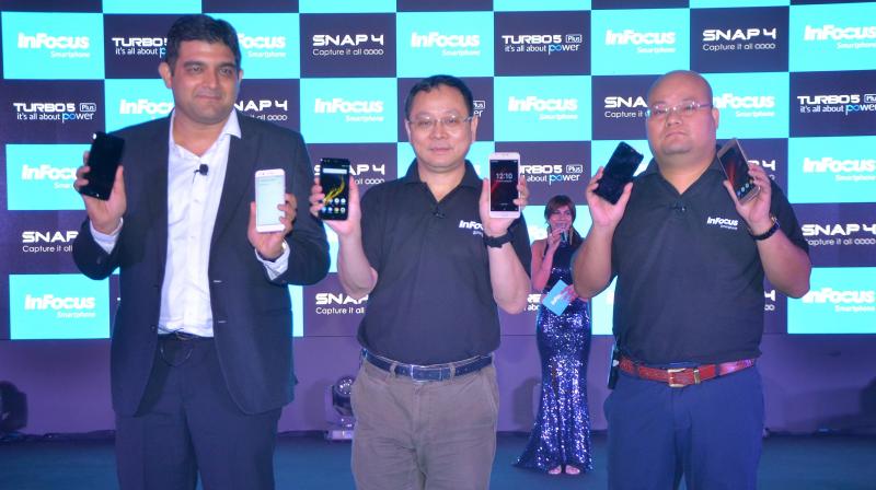 The InFocus Snap 4 will be available at Rs 11,999 from 26th September 12.00 pm onwards while the Turbo 5 Plus will be available at Rs 8,999 from 21stSept 12.00 am onwards. Both the devices will be exclusively available on Amazon.in. The InFocus Snap 4 will be available at Rs 11,999 from 26th September 12.00 pm onwards while the Turbo 5 Plus will be available at Rs 8,999 from 21stSept 12.00 am onwards. Both the devices will be exclusively available on Amazon.in.