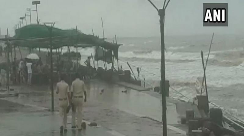 Outlining the gravity of situation, fisherman asserted that after 1982 he had witnessed such huge waves for the first time. (Photo: ANI) Outlining the gravity of situation, fisherman asserted that after 1982 he had witnessed such huge waves for the first time. (Photo: ANI)