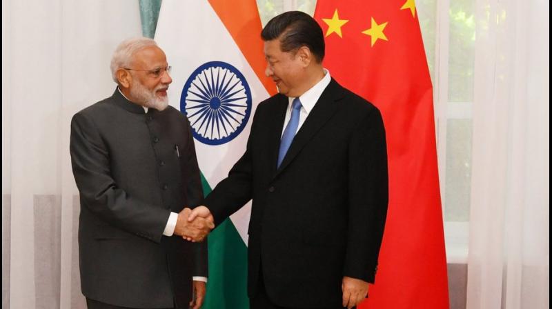 This is the first meeting between the two leaders after Modi's re-election following the stunning victory of the BJP in the general elections last month. (Photo: Twitter) This is the first meeting between the two leaders after Modi's re-election following the stunning victory of the BJP in the general elections last month. (Photo: Twitter)