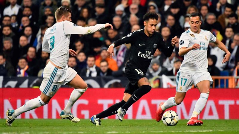 Madrid says the report by Spanish public broadcaster TVE is "absolutely untrue," adding the team "made no offer of any kind to PSG or the player."(Photo: AFP) Madrid says the report by Spanish public broadcaster TVE is "absolutely untrue," adding the team "made no offer of any kind to PSG or the player."(Photo: AFP)
