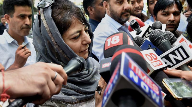 Jammu and Kashmir Chief Minister Mehbooba Mufti said that Imran Raza Ansari’s remark, for a moment, had shocked her. (Photo: PTI/File) Jammu and Kashmir Chief Minister Mehbooba Mufti said that Imran Raza Ansari’s remark, for a moment, had shocked her. (Photo: PTI/File)