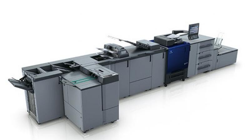 The AccurioPress C3080 also comes equipped with a new color dual scanner capable of operating at up to 240ipm, along with a double-feed detection kit to avoid scanning two sheets at once. The AccurioPress C3080 also comes equipped with a new color dual scanner capable of operating at up to 240ipm, along with a double-feed detection kit to avoid scanning two sheets at once.