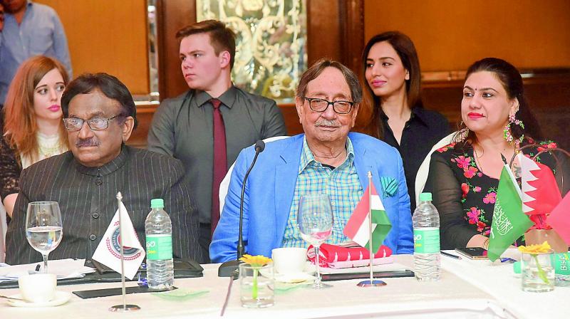 Former RAW chief A.S. Dulat (C) during the Asian Arab awards 2019 at Taj Krishna in Hyderabad on Saturday. (Photo: Pavan) Former RAW chief A.S. Dulat (C) during the Asian Arab awards 2019 at Taj Krishna in Hyderabad on Saturday. (Photo: Pavan)
