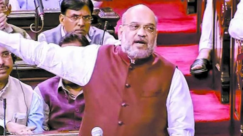 The home minister rightly pointed out this fact to the protesting Congress members and reminded them that it was their own towering leader who first brought this ‘draconian’ law. (Photo: PTI) The home minister rightly pointed out this fact to the protesting Congress members and reminded them that it was their own towering leader who first brought this ‘draconian’ law. (Photo: PTI)