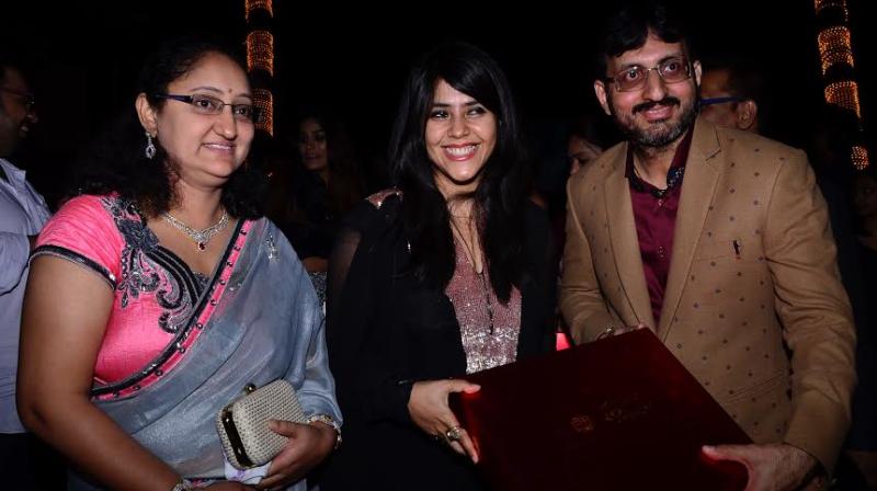 Ekta Kapoor and Mr Mrs Kalpesh Modh Ekta Kapoor and Mr Mrs Kalpesh Modh