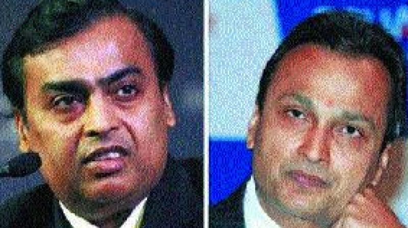 Mukesh Ambani and Anil Ambani Mukesh Ambani and Anil Ambani