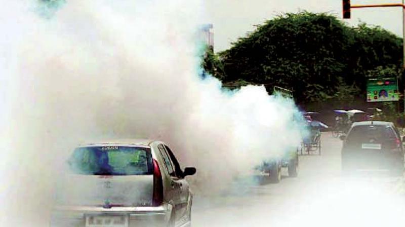 Vehicles are the largest contributors to emissions and with the city lacking a robust public transport system or provisions for electric vehicles, this problem isn't going away soon. Vehicles are the largest contributors to emissions and with the city lacking a robust public transport system or provisions for electric vehicles, this problem isn't going away soon.