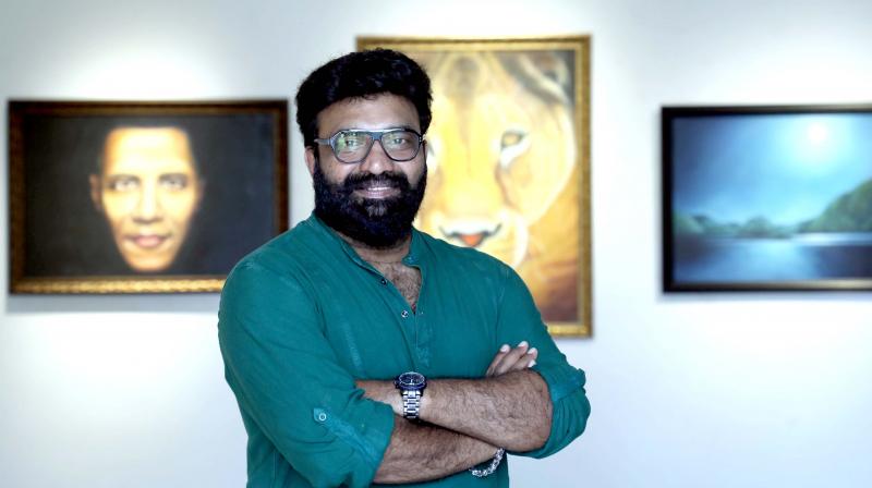 The actor’s 54 paintings are on display at Durbar Hall Art Centre The actor’s 54 paintings are on display at Durbar Hall Art Centre